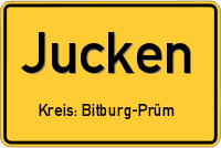 Straßen in Jucken - Straßen- und Ortsinformationen