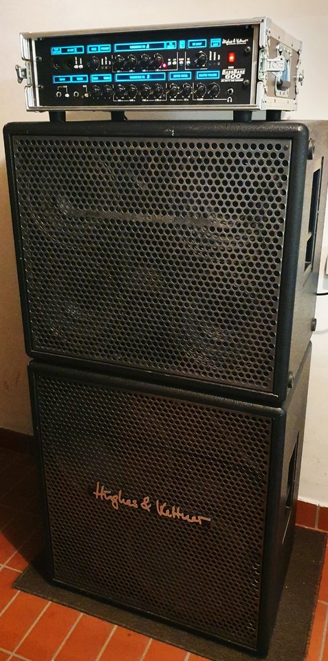 Hughes Kettner Stack Bass Amp Monster BassBase600 Amp BC410H 4x10 Box BC215H 2x15 Box Bassic