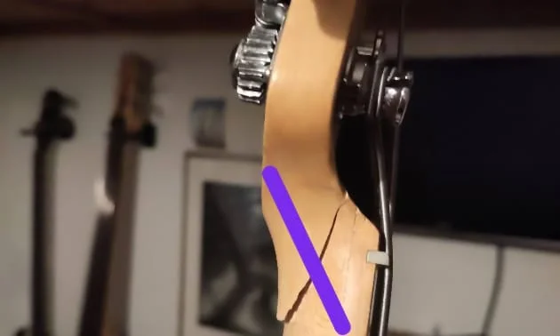 DIY Reparatur am Hals ...