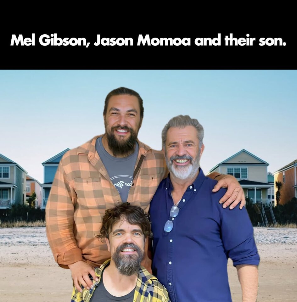 Mel Gibson, Jason Momoa and their son..jpg