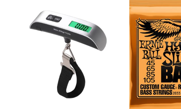 Saitenzug in Abhängigkeit der Saitenstärke