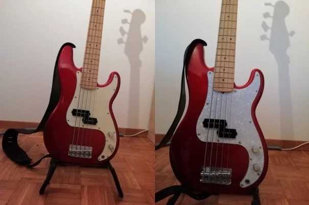 Squier Precision 5 Pickguard Tausch.webp