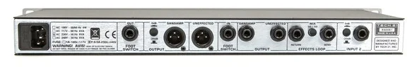Tech21 VT-Bass Rückseite Inputs