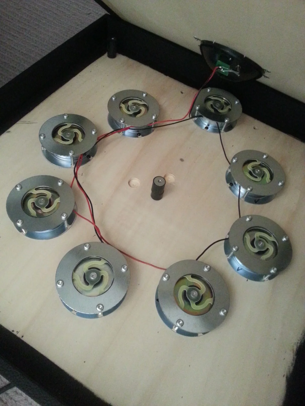 Bass Shaker Platte Eigenbau