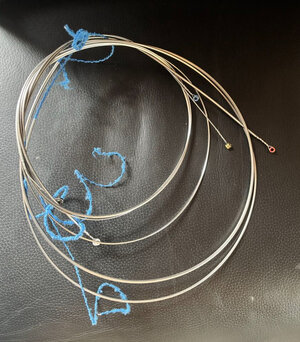 LaBella Flatwound 5 Saiter Satz Bass Saiten 076 M-B