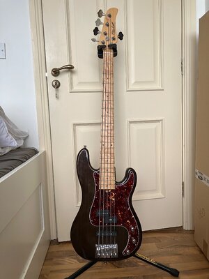 Mike Lull PJ5 Custom Trans Black Gloss