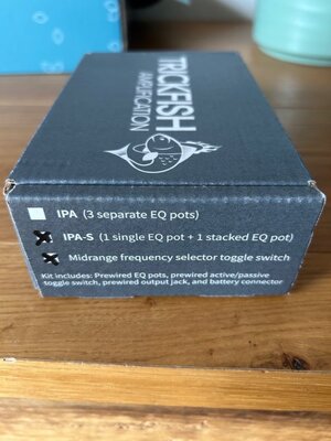 TRICKFISH IPA  Bass "Internal Pre-Amp"  IPA-S