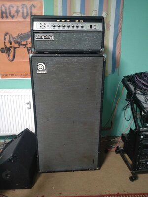 Ampeg SVT USA SELMER vintage 1970er mit 810 Box