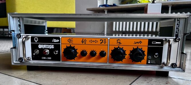 Verkaufe Orange OB1-500 mit passendem Rack