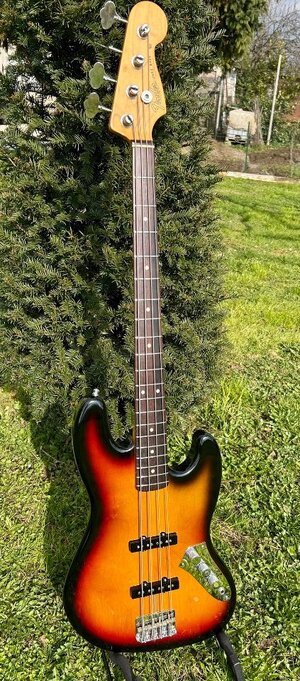 Fender Rare FRETTED JACO ARTIST SERIES SIGNATURE Jazz Bass 2000 - SUNBURST