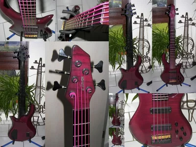 Verkaufe Clover 5-Saiter E-Bass* Carbonhals* Bartolini-PUs