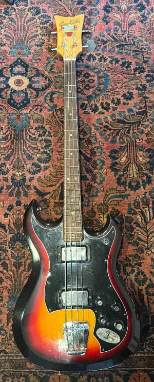 Hagström H II BN/F400N short scale aus den 70ern