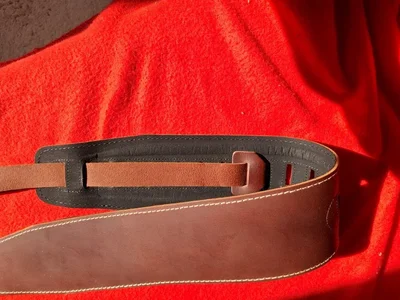 Verkaufe Richter Beavertail Buffalo Brown Gitarrengurt