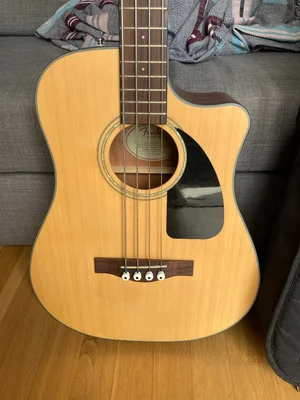 Fender CB-100CE Akustik Bass mit gigbag