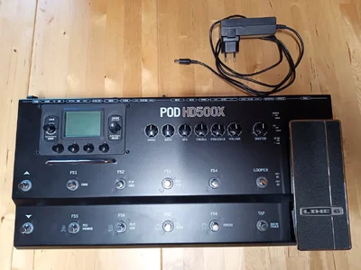 Line6 POD HD500X (inkl. HD Bass-Pack Add-On und Rockbag-Tasche)