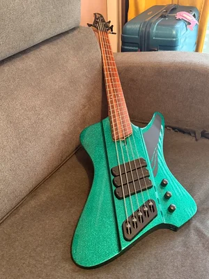 Dingwall D-Roc Standard 5 – Gloss Metalflake Aquamarine | MINT Condition