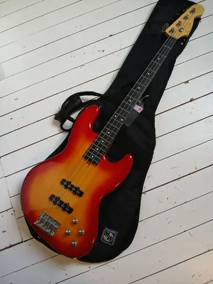 Custom build Jazzbass, z. B. Rockinger parts, Ebony FB