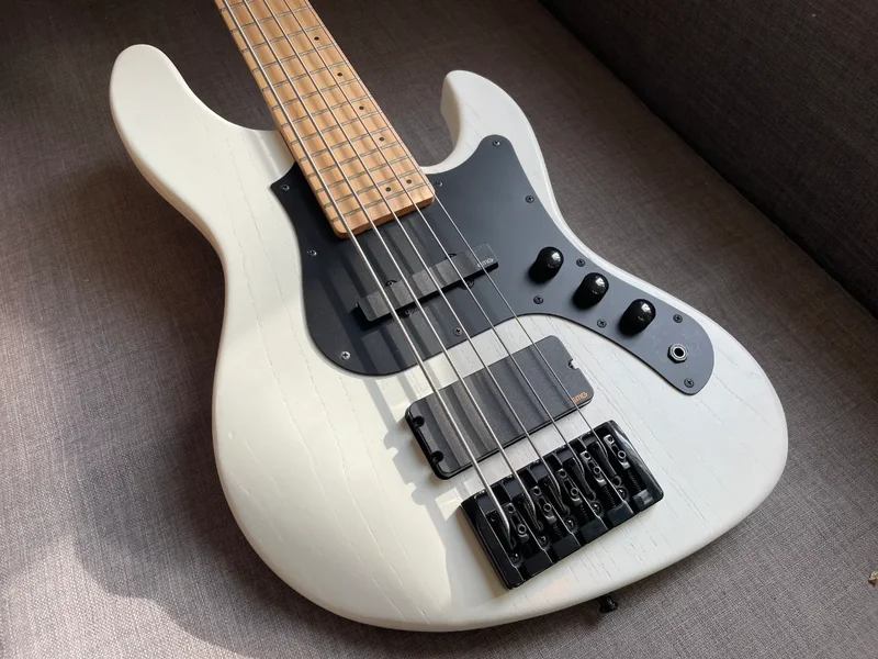 FGN J-Standard Mighty Jazz Dark Evo 5 Saiter Bass (Tausch gg Ibanez MDM)