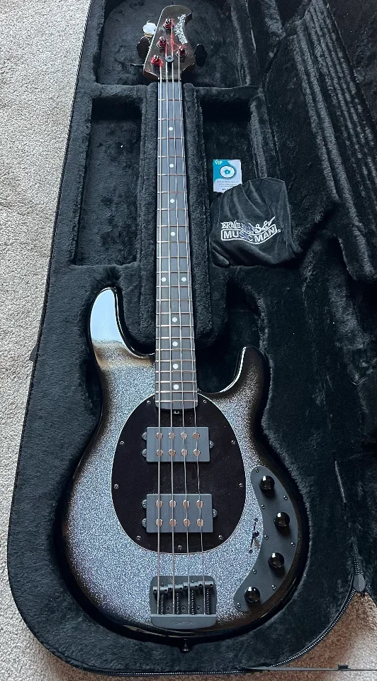 EB Music Man Stingray Special 4 HH Smoked chrome
