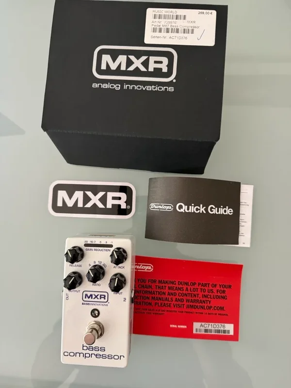 MXR M87 Bass Compressor - wie neu in OVP
