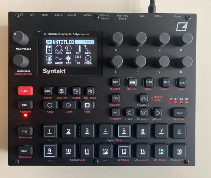Elektron Syntakt - 12 Track Drum Computer & Synthesizer