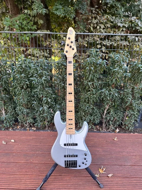 Fodera NYC Empire Standard 5 Silver Metallic - reserviert