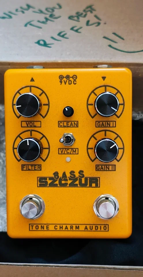Tone Charm Audio Bass Szczur in Orange Ltd. Ed neuwertig +OVP