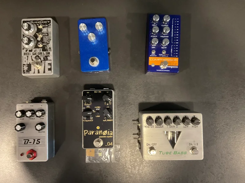 Empress Compressor, Tube Bass, Bass Jive,…
