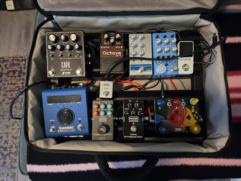 Highend Pedalboard => MXR Bass Synth - Empress - Jad Freer - Eventide H9 etc.