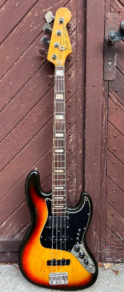 Fender Jazz Bass 1977 Sunburst – Vintage-Klassiker mit DiMarzio-Mod und enormer Soundvielfalt
