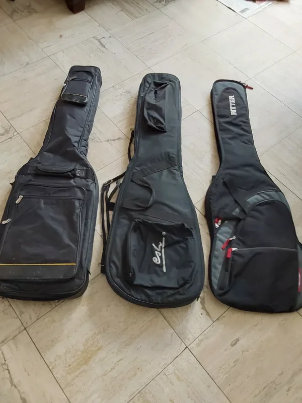 Diverse gig-bags und gurte