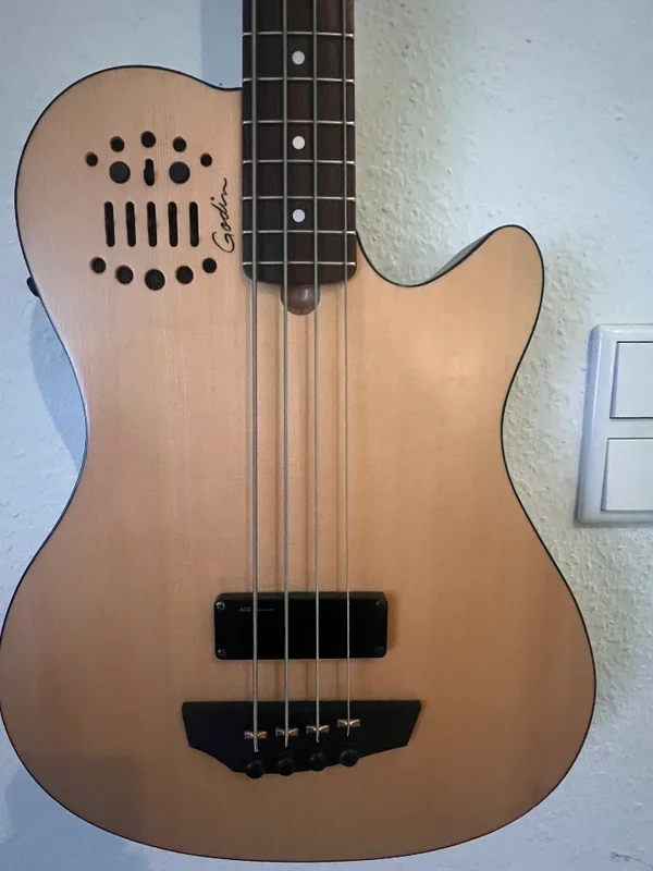 Godin a4 ultra semi Akustik Bass fretted super Zustand