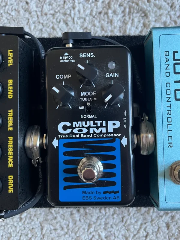 EBS MultiComp Blue Label Bass Kompressor Pedal inkl. OVP