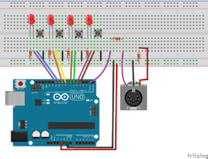 Arduino MIDI Out 4 Switches_Steckplatine.png