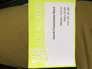 Ticket Henrik Freischlader Band 15.01.20