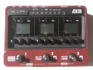 Zoom B3 Multieffekt Bass