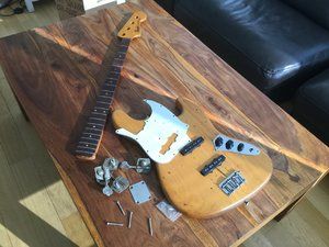 Verkauft :Fender Jazz Bass 1962 slab board pre CBS Projekt