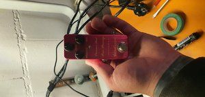 One Control Crimson Red Bass Pre-Amp