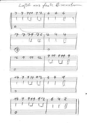 lasst uns froh mit 2 Saiten spielen.webp