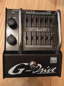 Akai G-Drive Multiband Overdrive/Distortion/Fuzz, Japan, Rare