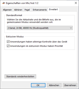01-Geräteeigenschaften von MicInst12 auf 24 Bit, 48000Hz umstellen.png