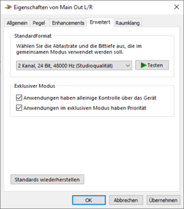 04-Geräteeigenschaften von MainOutLR-auf 24 Bit, 48000Hz umstellen.png