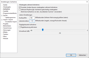 05-Für die Latenzkorrektur erhöht man die Buffergröße von 100ms um die gemessene Latenz von 11...png 05-Für die Latenzkorrektur erhöht man die Buffergröße von 100ms um die gemessene Latenz von 11...png
