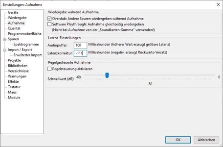 05-Für die Latenzkorrektur erhöht man die Buffergröße von 100ms um die gemessene Latenz von 11...png 05-Für die Latenzkorrektur erhöht man die Buffergröße von 100ms um die gemessene Latenz von 11...png