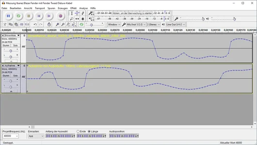 06-Bei einem Latenzausgleich von 111 ms haben wir nur noch einige wenige 0-Samples als Versatz.png 06-Bei einem Latenzausgleich von 111 ms haben wir nur noch einige wenige 0-Samples als Versatz.png