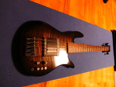 fodera monarch custom flame maple