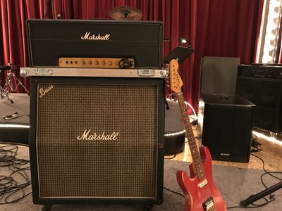 Marshall 1992 Super Bass 100 Top + 1935 Box Bj 1973 hand wired