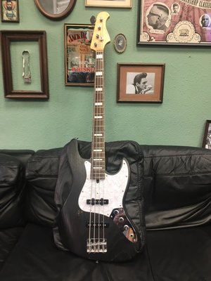 Bacchus Jazz Bass, Craft series, Handmade in japan, black beauty