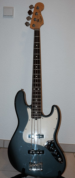 Fender American Standard Jazz Bass RW Charcoal Frost Metallic