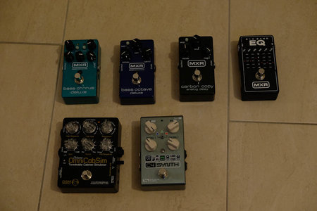 Diverse MXR-Effekte, OmniCabSim und Source Audio C4